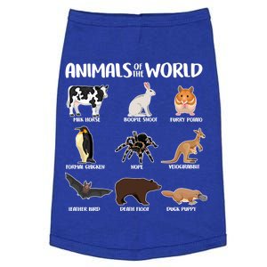 Animals Of The World Funny Names Doggie Tank