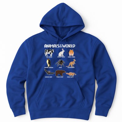 Animals Of The World Funny Names Hoodie