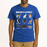 Animals Of The World Funny Names Tall T-Shirt
