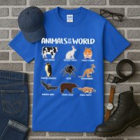 Animals Of The World Funny Names Tall T-Shirt