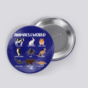 Animals Of The World Funny Names Button