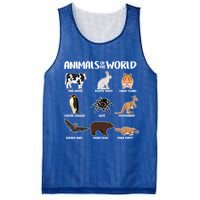 Animals Of The World Funny Names Mesh Reversible Basketball Jersey Tank