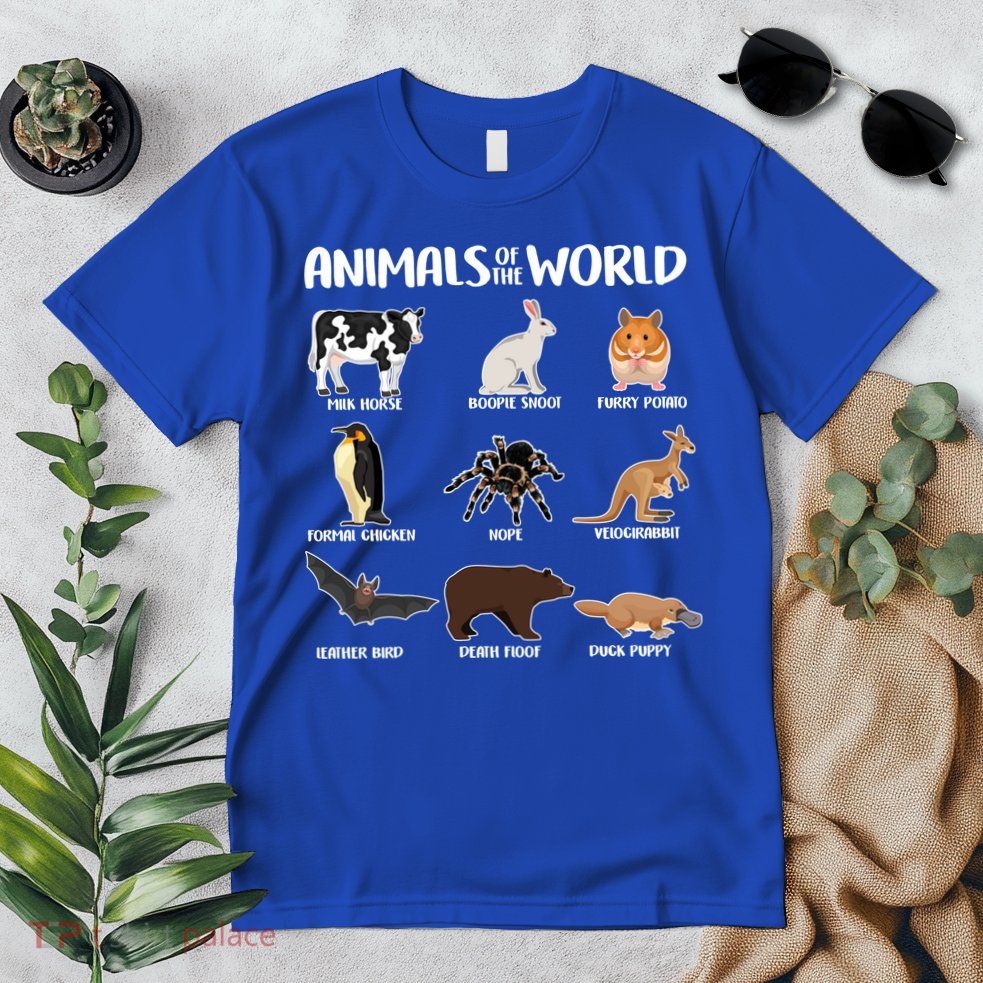 Animals Of The World Funny Names Premium T-Shirt