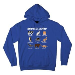 Animals Of The World Funny Names Tall Hoodie