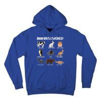 Animals Of The World Funny Names Tall Hoodie