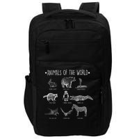 Animals Of the World Funny Wildlife Impact Tech Backpack