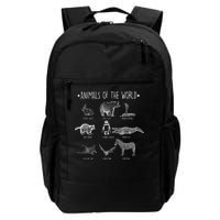 Animals Of the World Funny Wildlife Daily Commute Backpack