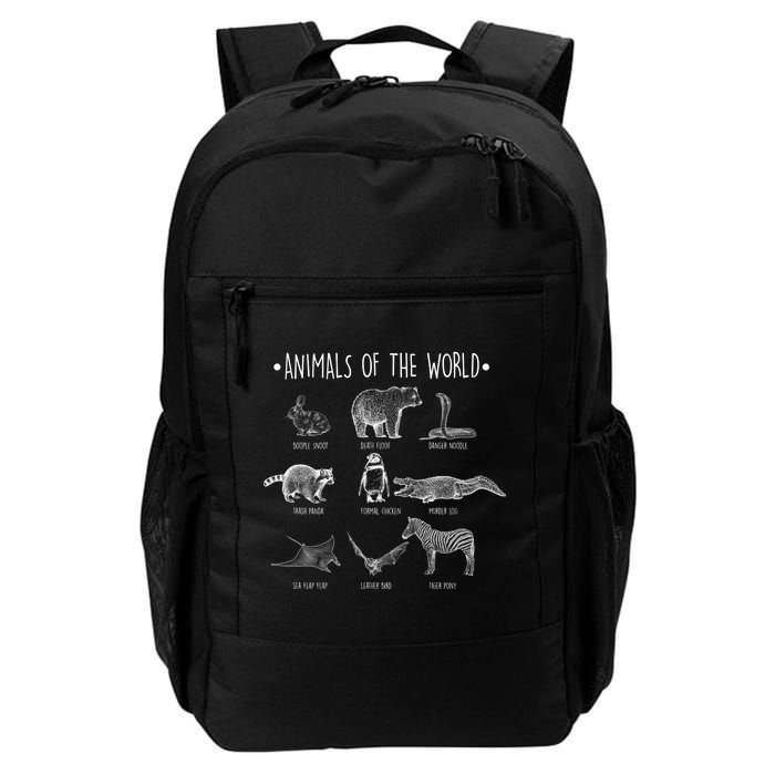 Animals Of the World Funny Wildlife Daily Commute Backpack