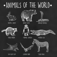 Animals Of the World Funny Wildlife Adult Drive Performance Visor
