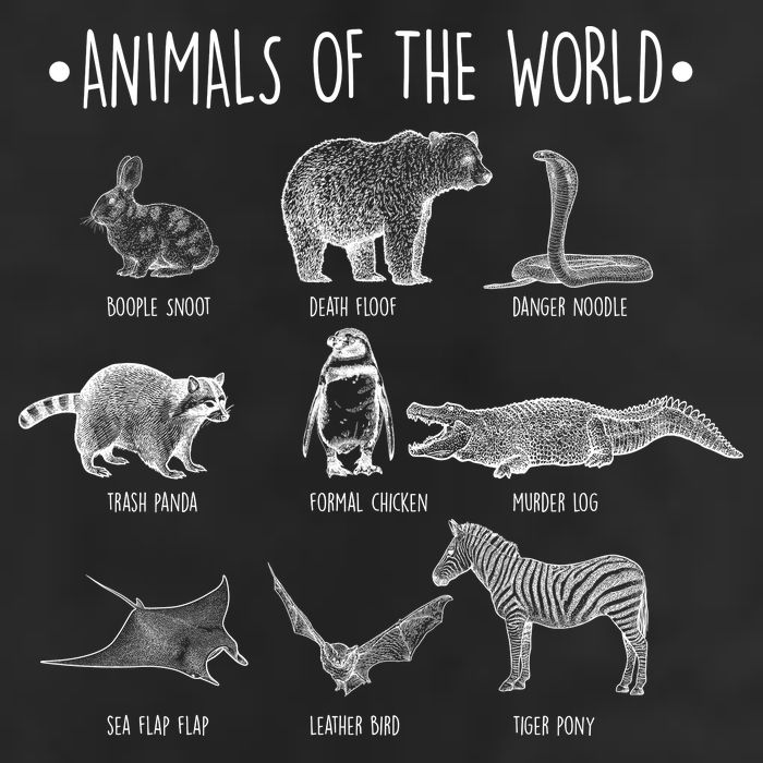 Animals Of the World Funny Wildlife Adult Drive Performance Visor