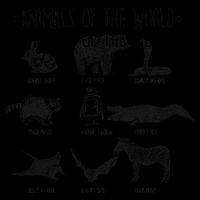 Animals Of the World Funny Wildlife Mug