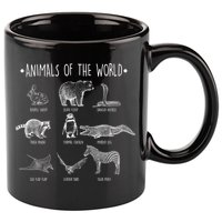 Animals Of the World Funny Wildlife 11oz C Handle Ceramic Mug