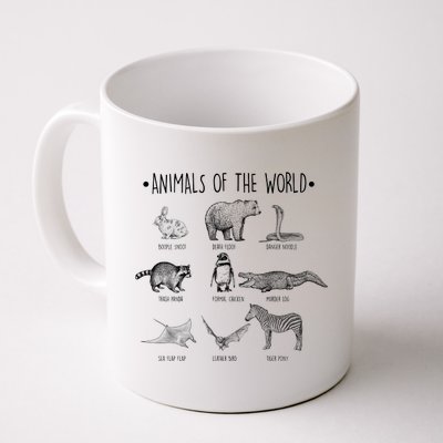 Animals Of the World Funny Wildlife Coffee Mug