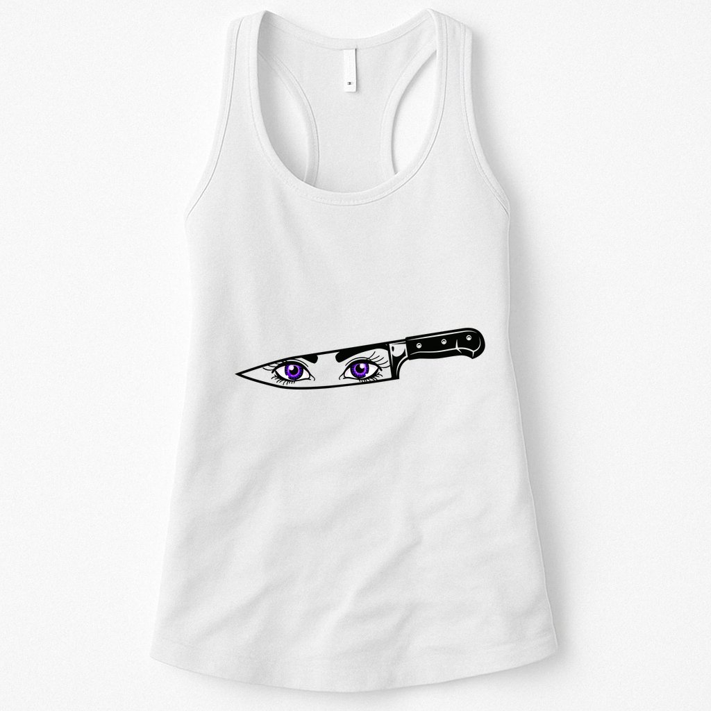 Anime Bautiful Eyes Blade Vintage Womens Tank Top