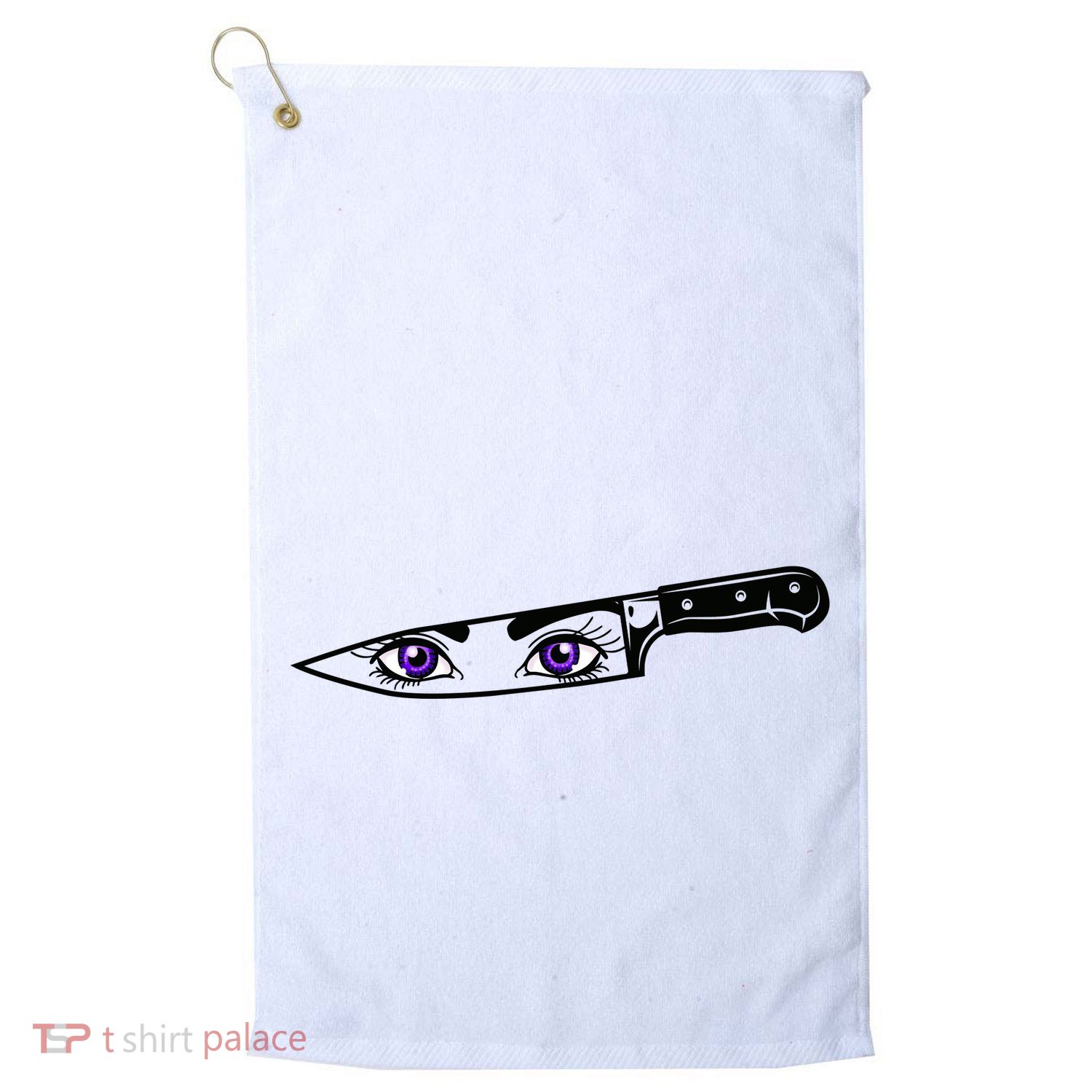 Anime Bautiful Eyes Blade Vintage Golf Towel