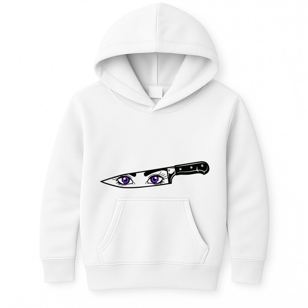 Anime Bautiful Eyes Blade Vintage Kids Hoodie