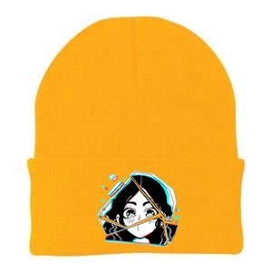 Anime Broken Glass Sparkle Eyes Knit Cap Winter Beanie