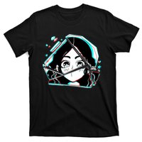 Anime Broken Glass Sparkle Eyes T-Shirt