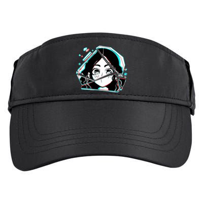 Anime Broken Glass Sparkle Eyes Adult Drive Performance Visor