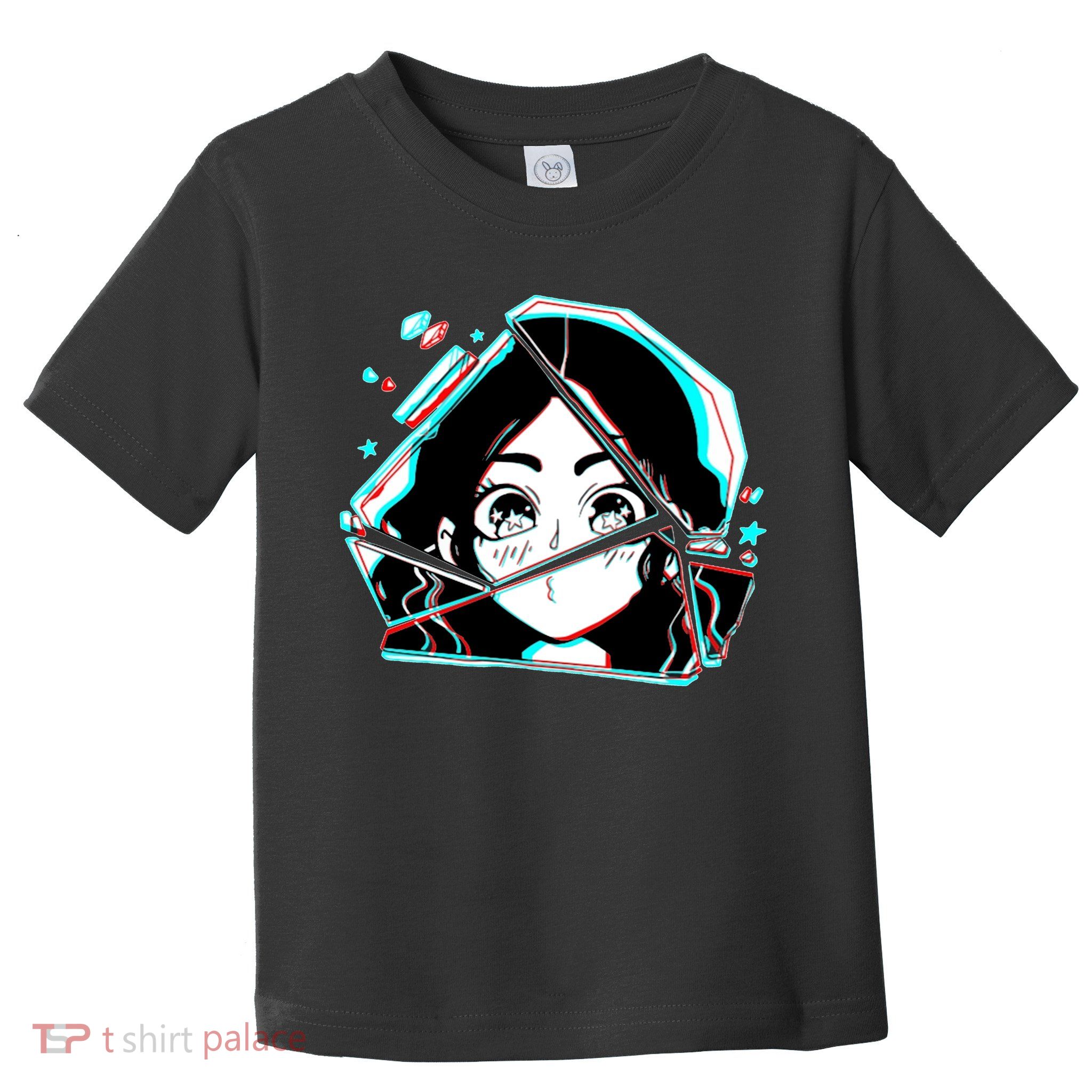 Anime Broken Glass Sparkle Eyes Toddler T-Shirt