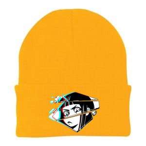 Anime Eyes Broken Glass Knit Cap Winter Beanie