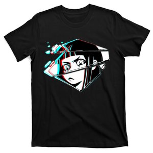 Anime Eyes Broken Glass T-Shirt