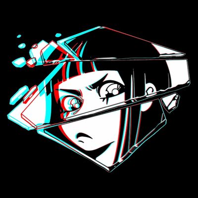 Anime Eyes Broken Glass T-Shirt