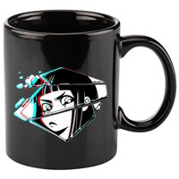Anime Eyes Broken Glass 11oz C Handle Ceramic Mug