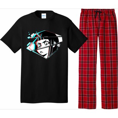 Anime Eyes Broken Glass Pajama Set