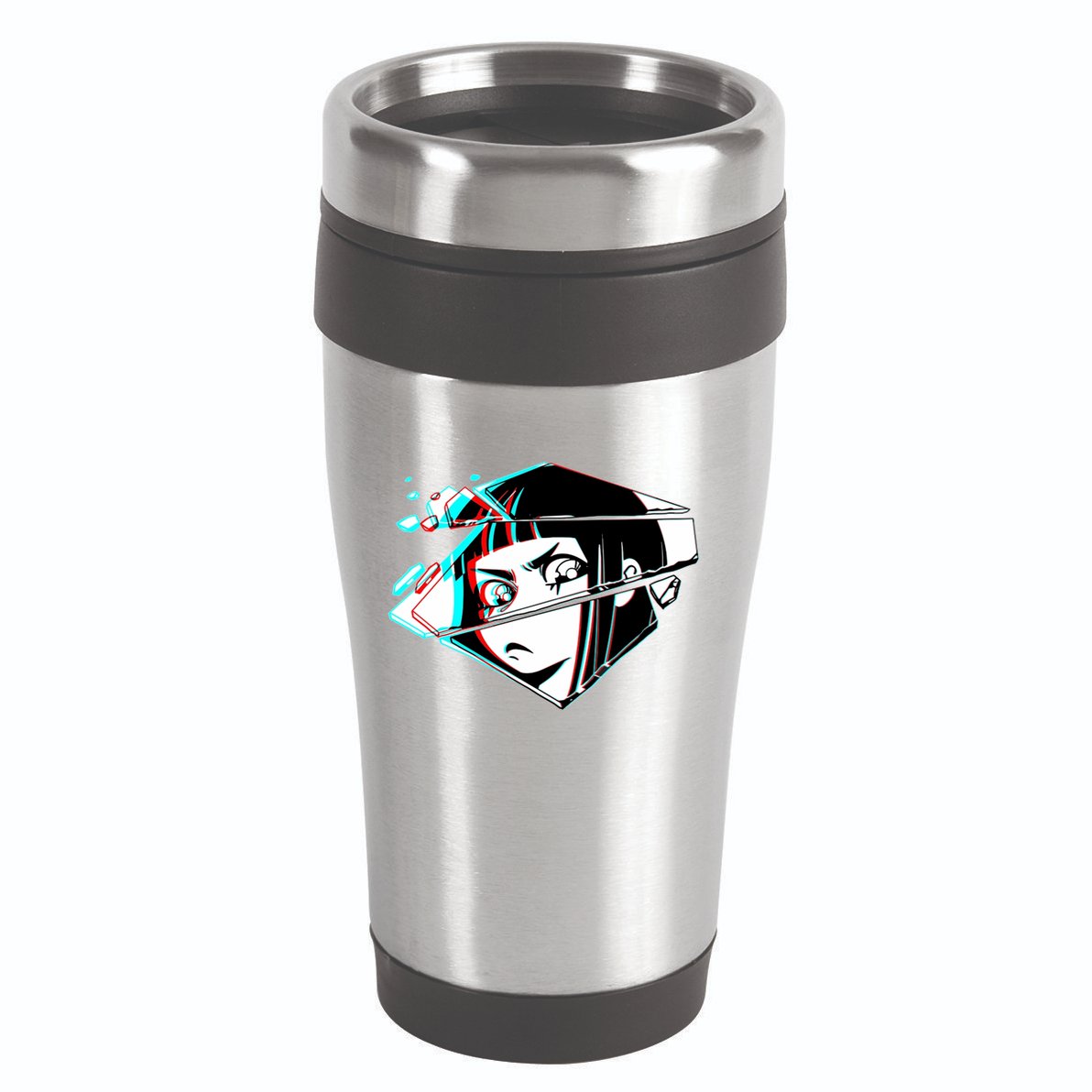 Anime Eyes Broken Glass 16oz Travel Tumbler
