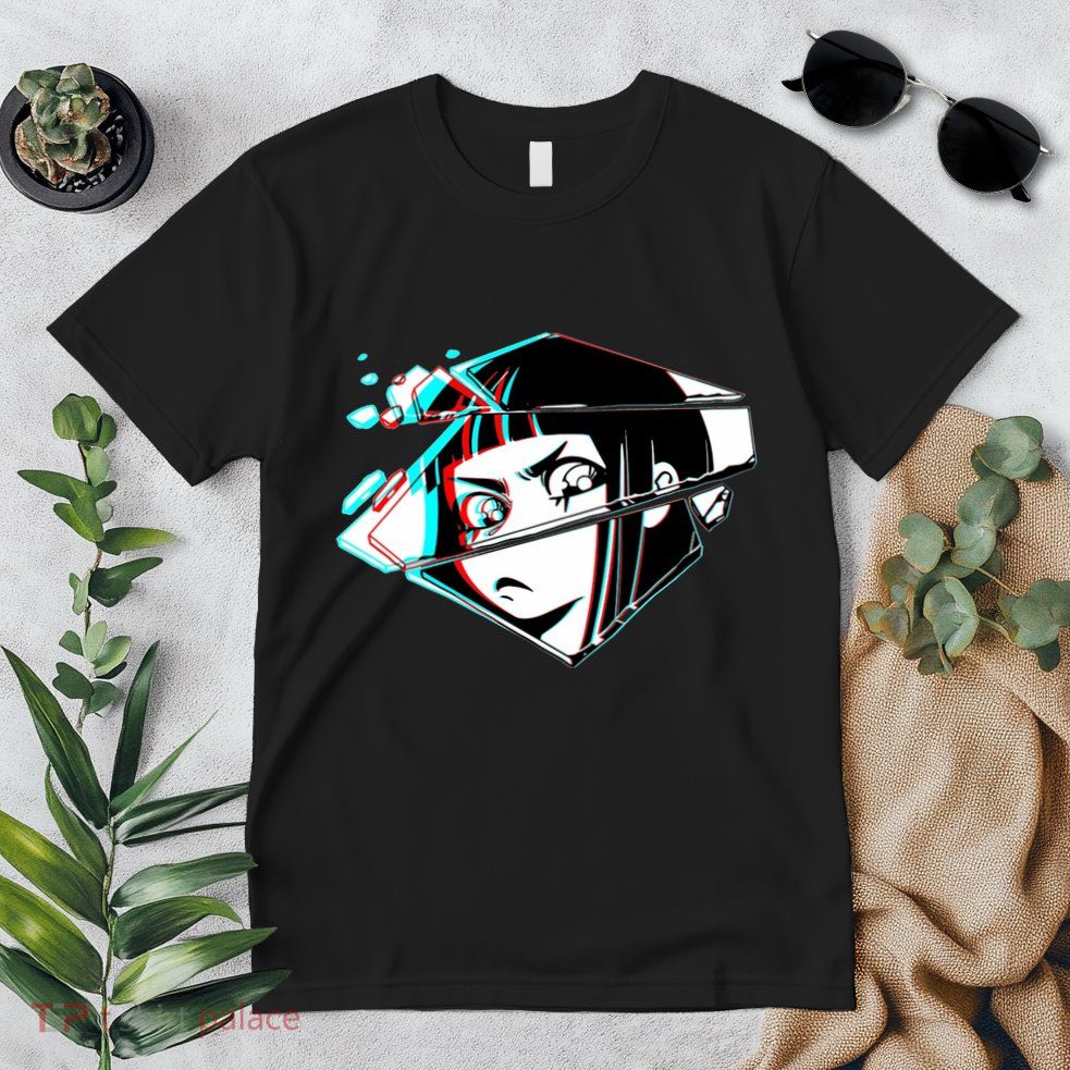 Anime Eyes Broken Glass Premium T-Shirt