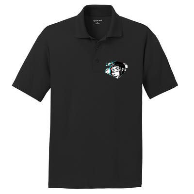 Anime Eyes Broken Glass PosiCharge RacerMesh Polo