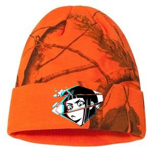 Anime Eyes Broken Glass Kati Licensed 12" Camo Beanie