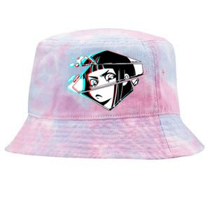 Anime Eyes Broken Glass Tie-Dyed Bucket Hat