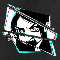 Anime Eyes Broken Glass Yelling 11oz C Handle Ceramic Mug