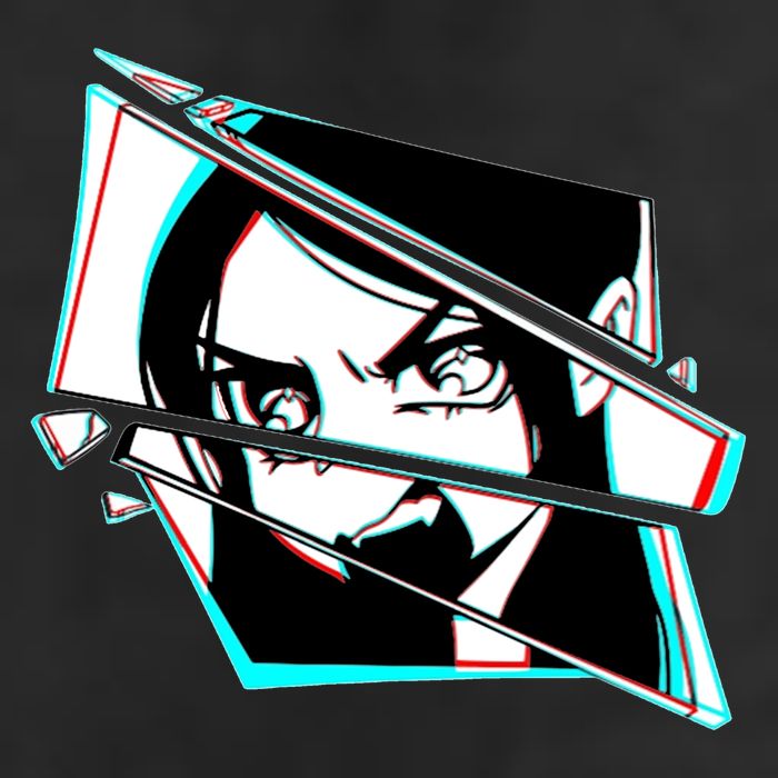 Anime Eyes Broken Glass Yelling 11oz C Handle Ceramic Mug