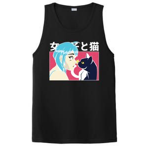 Anime Girl Cat PosiCharge Competitor Tank