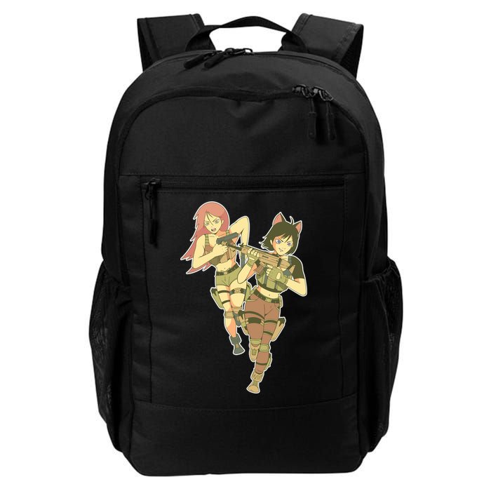 Anime Girl Soldiers Backpack