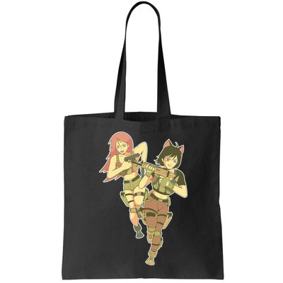 Anime Girl Soldiers Bag