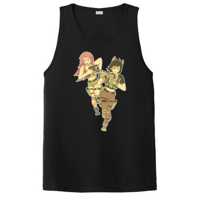 Anime Girl Soldiers PosiCharge Competitor Tank