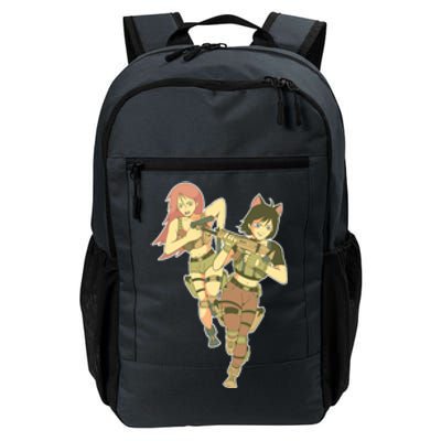 Anime Girl Soldiers Daily Commute Backpack