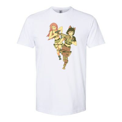 Anime Girl Soldiers Softstyle® CVC T-Shirt