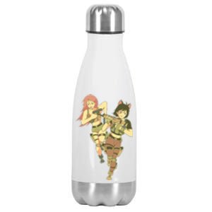 Anime Girl Soldiers Stainless Steel Insulated Water Bottle