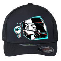 Anime No Eyes Broken Glass Flexfit Unipanel Trucker Cap