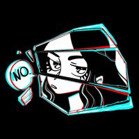 Anime No Eyes Broken Glass Performance Shirt