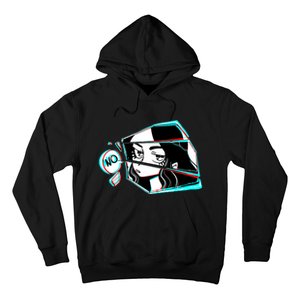 Anime No Eyes Broken Glass Hoodie