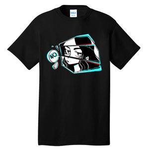 Anime No Eyes Broken Glass Tall T-Shirt