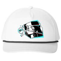 Anime No Eyes Broken Glass Snapback Five-Panel Rope Hat