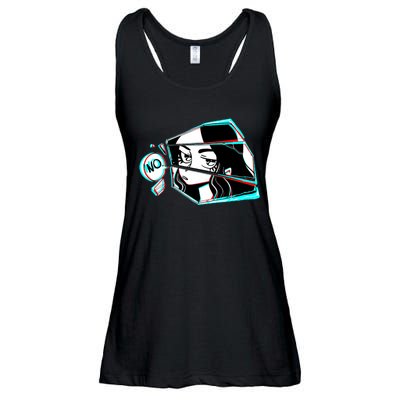 Anime No Eyes Broken Glass Ladies Essential Flowy Tank