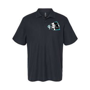 Anime No Eyes Broken Glass Softstyle Adult Sport Polo